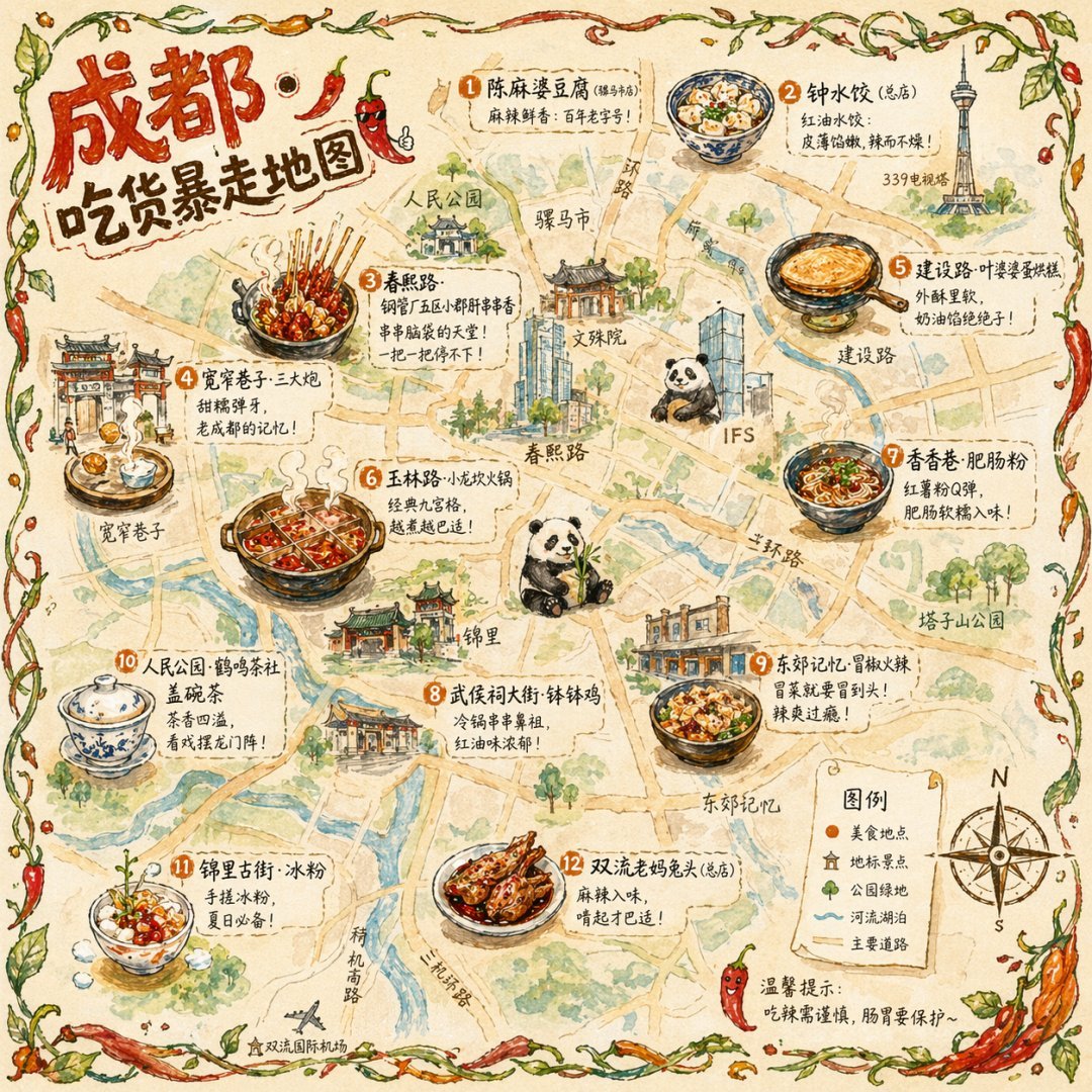 City food map sample